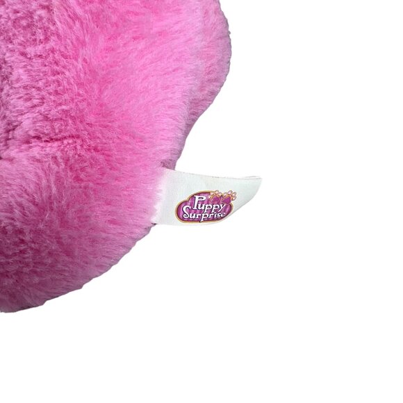 Puppy Surprise Pink Plush Toy Mama Dog Stuffed Animal with 2 babies imaginative - Picture 8 of 10